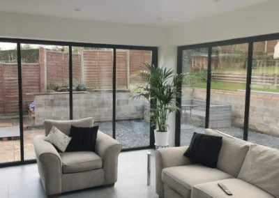 frameless glass bifold doors