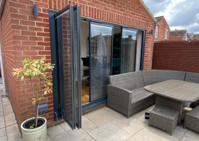 122 slide and fold patio doors with slim frame SunSeeker Doors