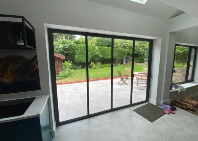 171 bifolding patio doors with slim frames 1 SunSeeker Doors