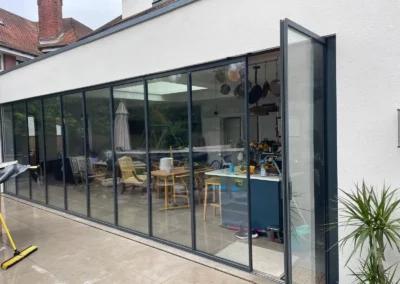 189 concertina patio doors with thin frames SunSeeker Doors