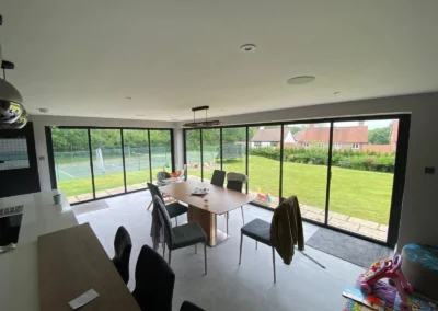 36 slide and fold patio doors with thin frame SunSeeker Doors