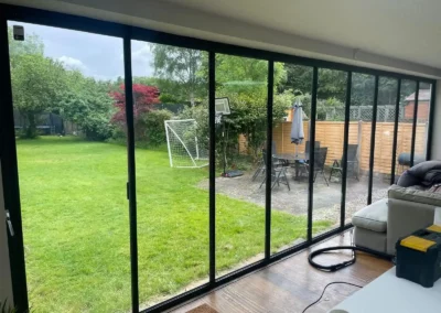 48 slide and swing patio doors with thin frames SunSeeker Doors