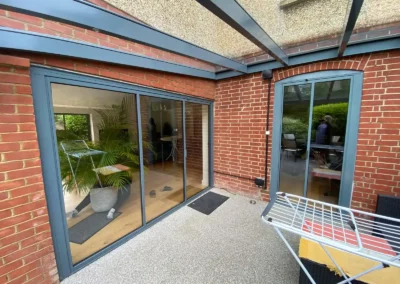 81 bifold patio doors with thin frame SunSeeker Doors